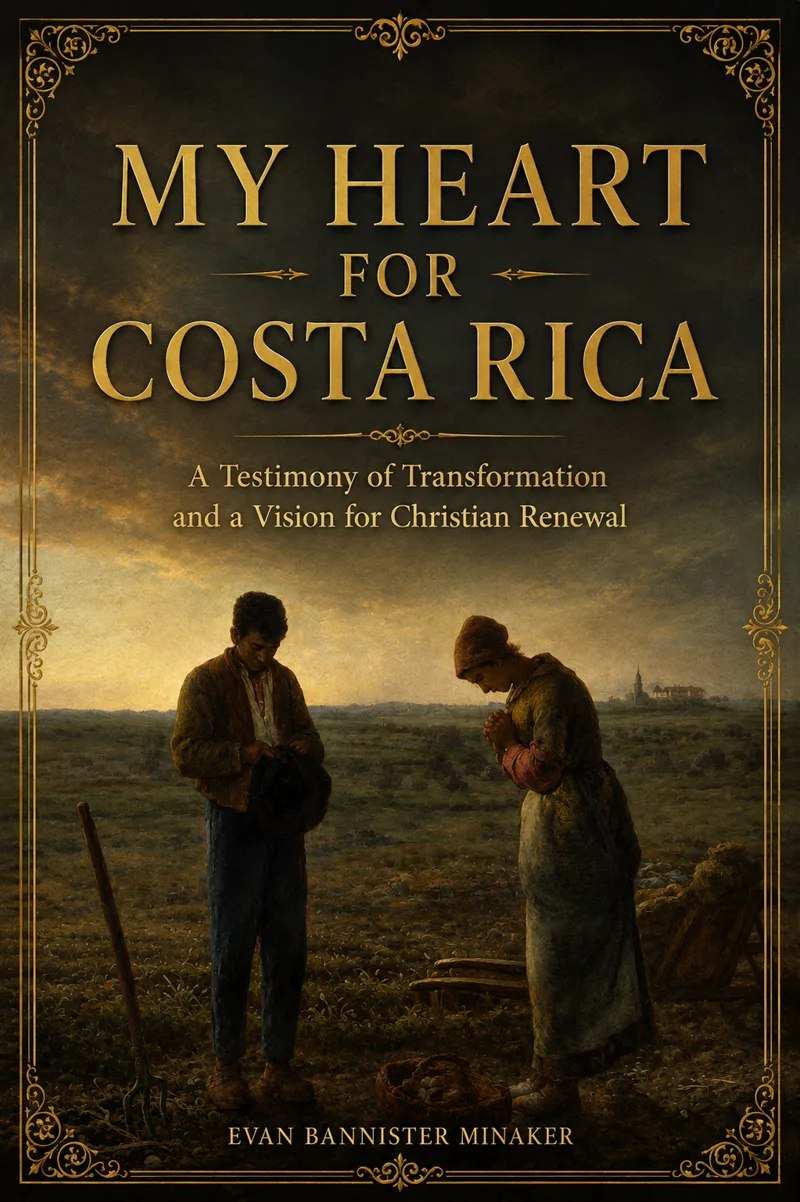 Cover of My Heart for Costa Rica: A Testimony of Transformation and a Vision for Christian Renewal, by Evan Bannister Minaker